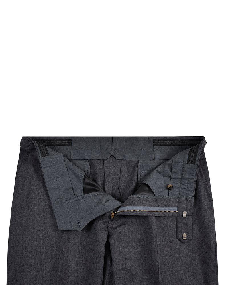 Cerruti: Stahlgraue Kleiderwolle