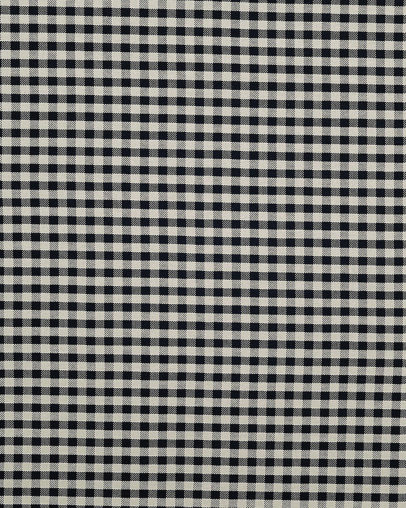 Dark Navy Ecru Gingham Shirt