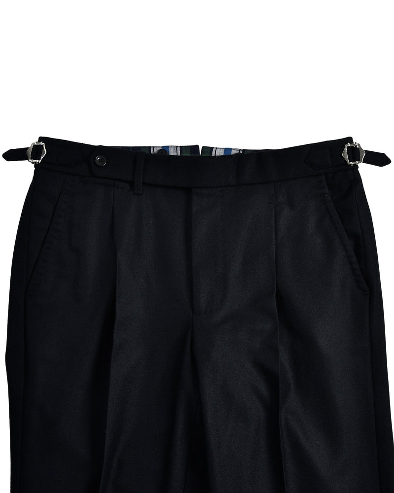 VBC 100% laine : Flanelle noire