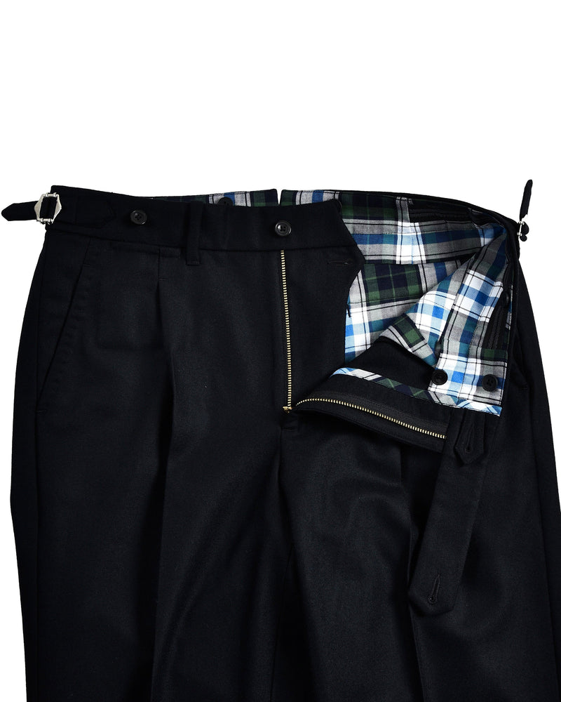 VBC 100% laine : Flanelle noire