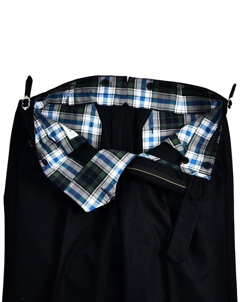 VBC 100% laine : Flanelle noire