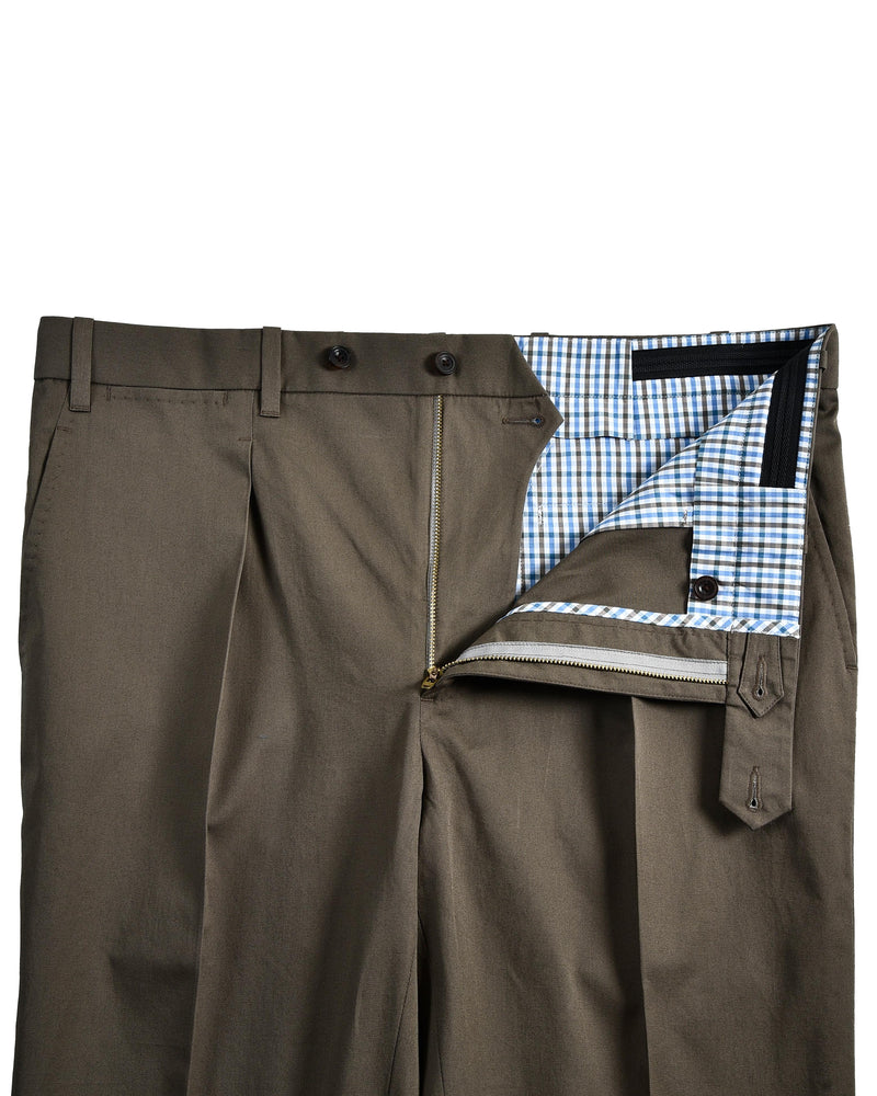 Coton : Sergé d'été taupe