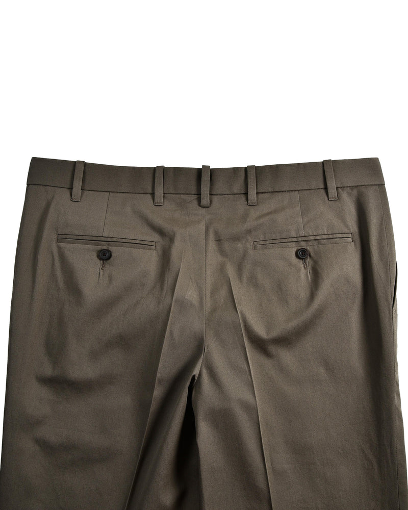 Coton : Sergé d'été taupe