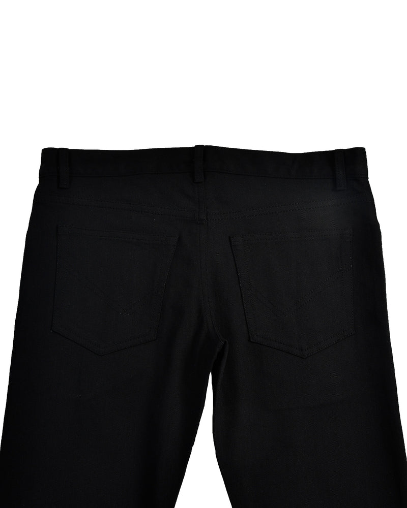 Jean noir à lisière