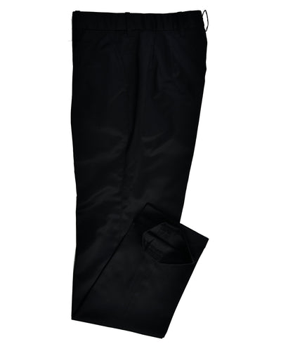 Schwarze Twill-Anzughose