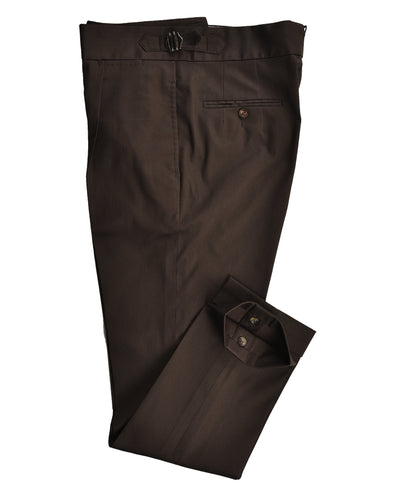 Chino extensible : Chino marron ambre
