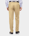 Chino uni beige foncé