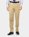 Chino uni beige foncé