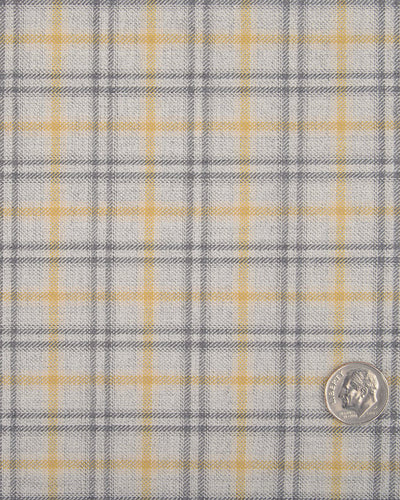 Veste à carreaux jaunes et verts Ethomas