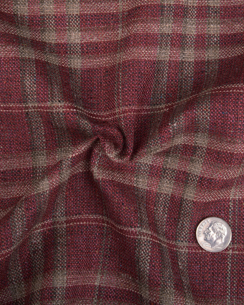 Veste Ethomas bordeaux vert olive clair