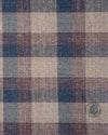 EThomas Light Peach Blue Voilet Checks  Jacket