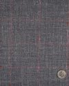 EThomas Shark Shine Silver Windowpane Checks Jacket