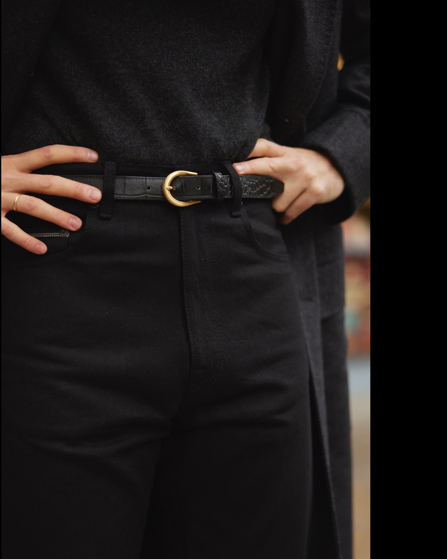 Luxire Selvedge: Black Jeans
