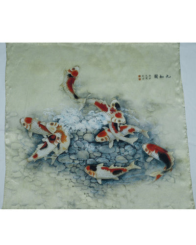 Einstecktuch - Koi-Fisch