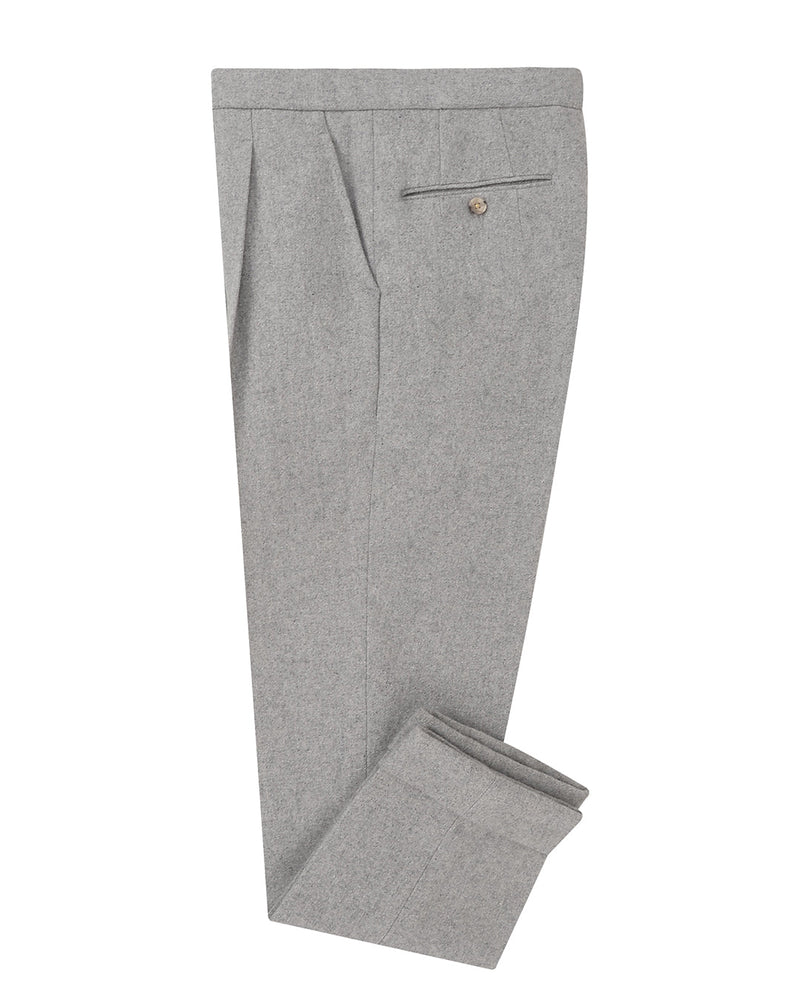 Hellgrauer Wollflanell