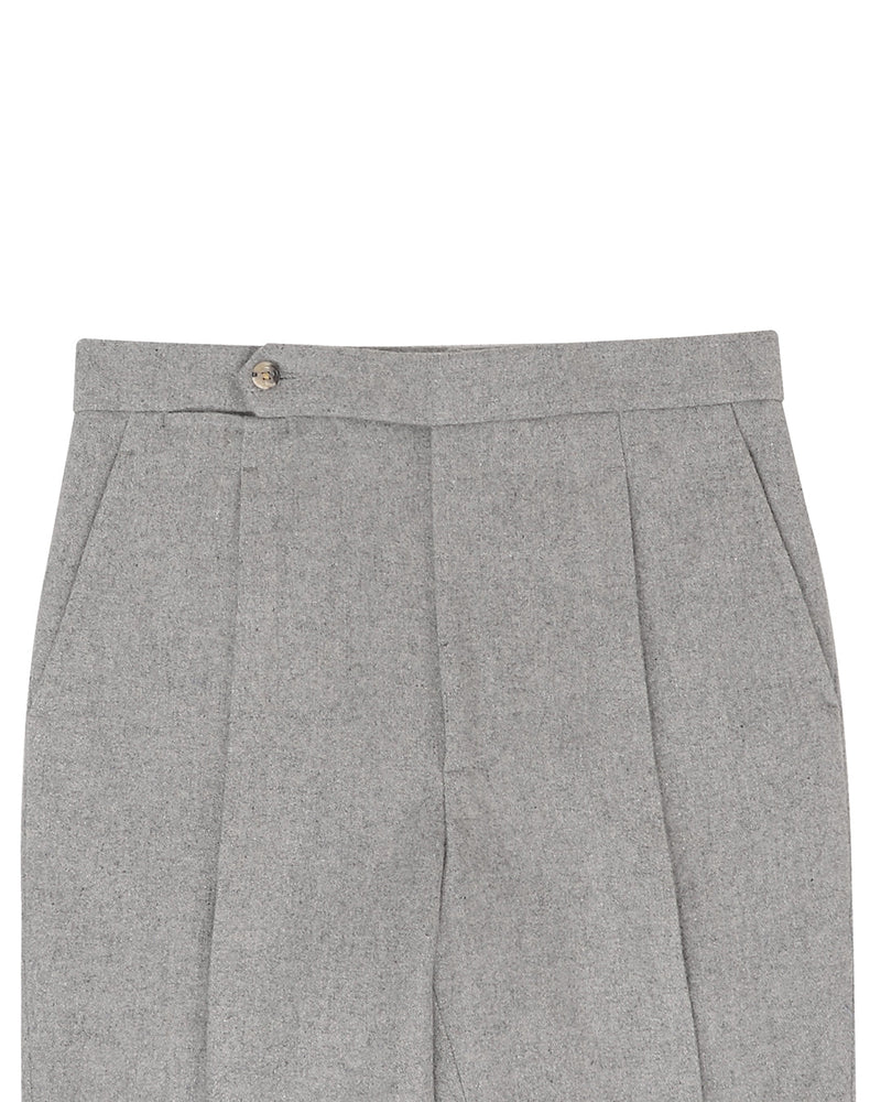 Flanelle de laine gris clair 