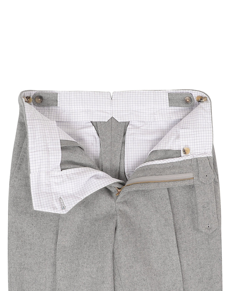 Flanelle de laine gris clair 