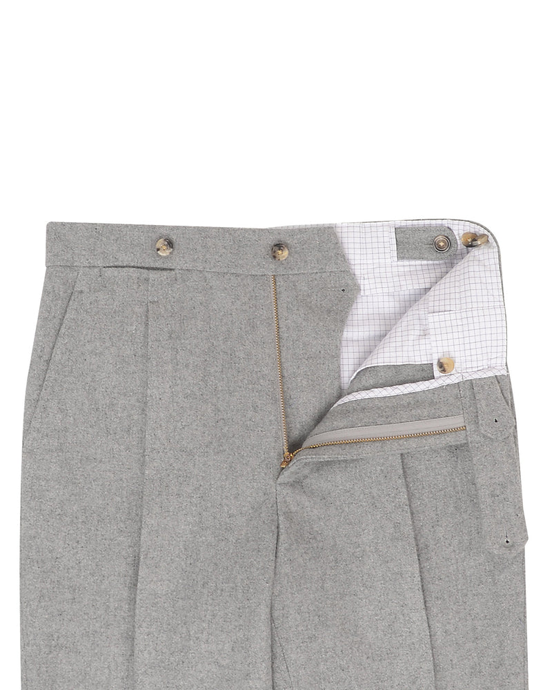 Flanelle de laine gris clair 