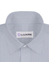 Sic-Tess White Purple Stripes With Silk