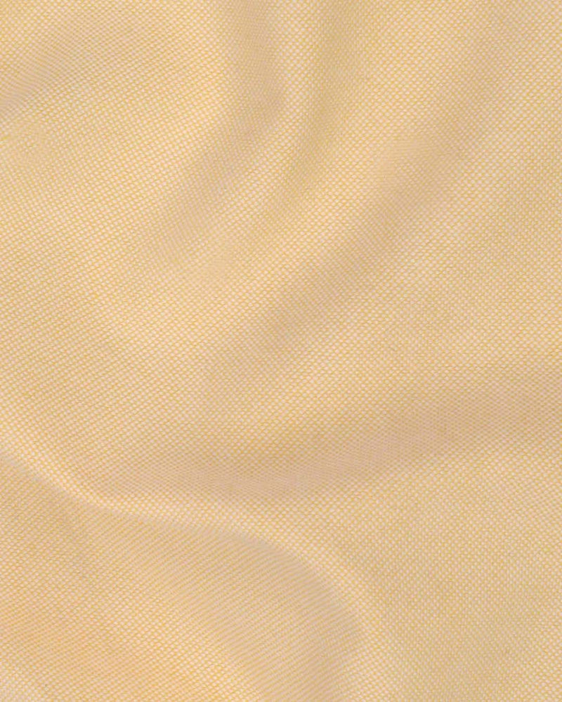 Oxford de voyage infroissable : Jaune lait de poule