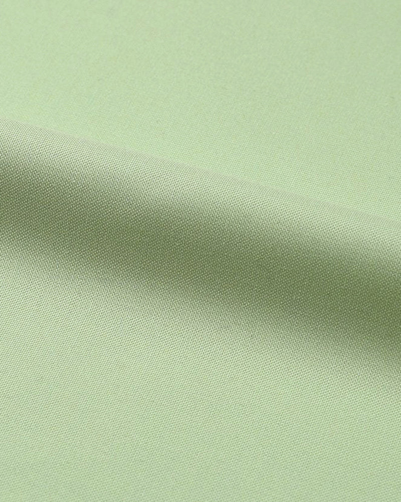 Camp Collar Shirt in Pista Green Plain