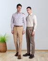 Pantalon habillé beige Gênes