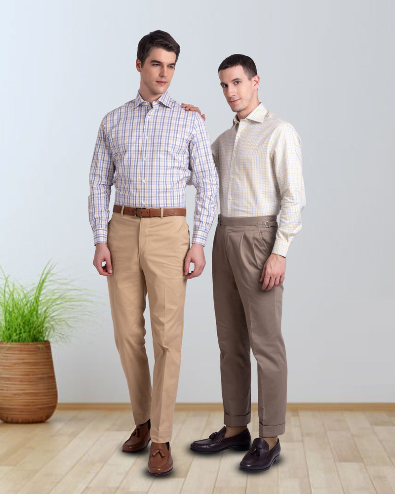Pantalon habillé beige Gênes