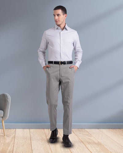 Pantalon habillé gris foncé Gênes
