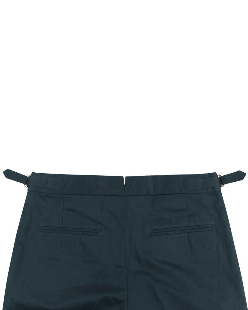 Pantalon en coton doux vert graphite