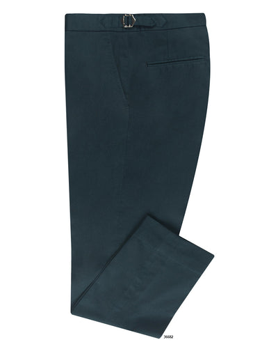 Pantalon en coton doux vert graphite