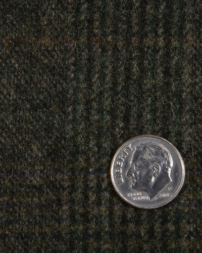 Minnis Flannel : Veste en sergé Glen vert