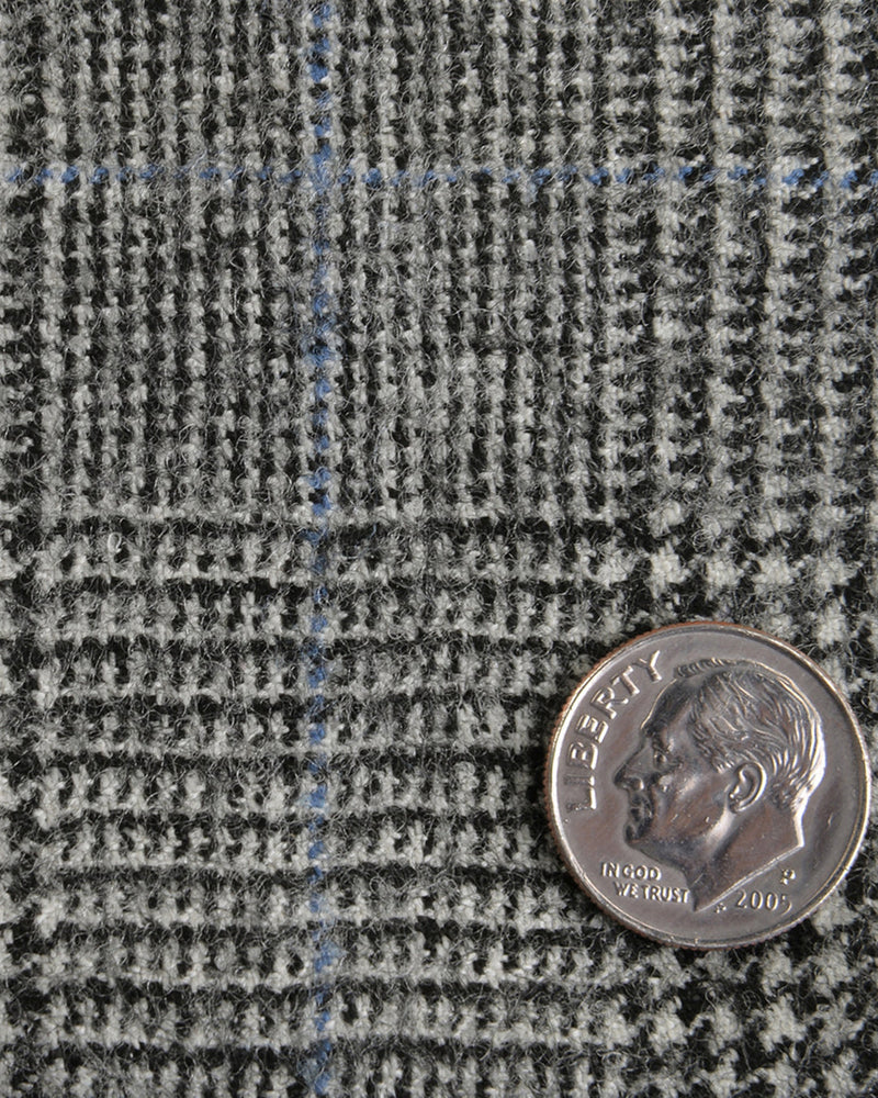 Minnis Flannel: Schwarze Glencheck-Jacke