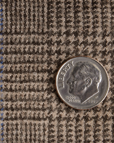 Veste en flanelle Minnis : Prince de Galles marron clair