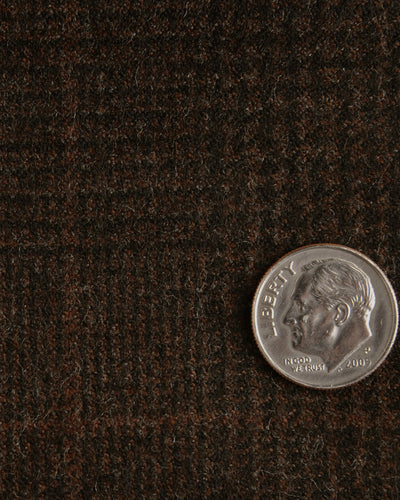 Minnis Flannel : Veste à carreaux Glen marron