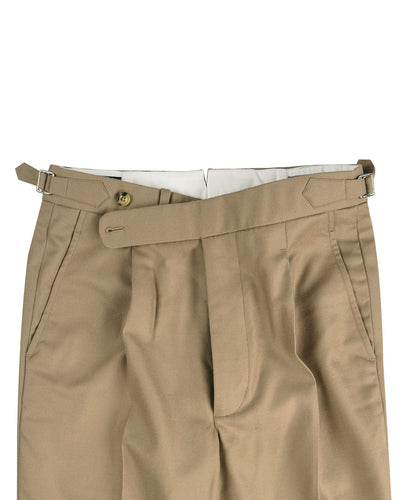 Holland Sherry Classic Kammgarn Flanell Khaki Twill