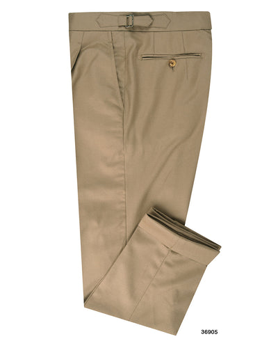Holland Sherry Classic Kammgarn Flanell Khaki Twill