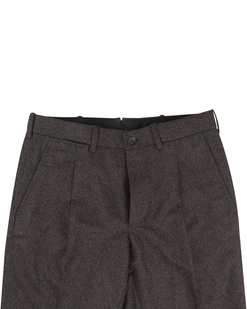 Holland Sherry Classic Kammgarn Flanell hellbraun mit hellbraunem Granit