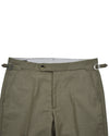 Dugdale Olive Wool Flannel Dress Pant
