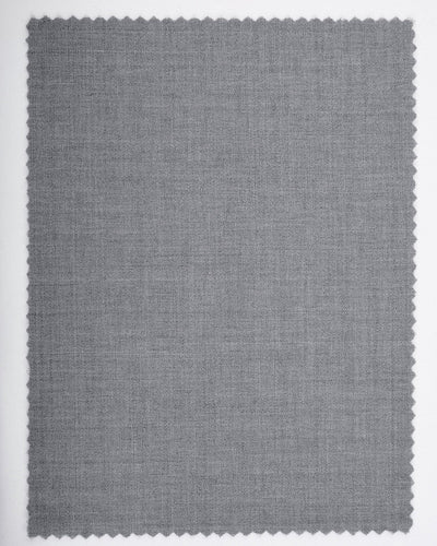 Loro Piana: Hellgraue Wollhose mit Kordelzug