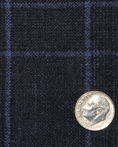 Loro Piana : Carreaux Tartan Bleu Foncé