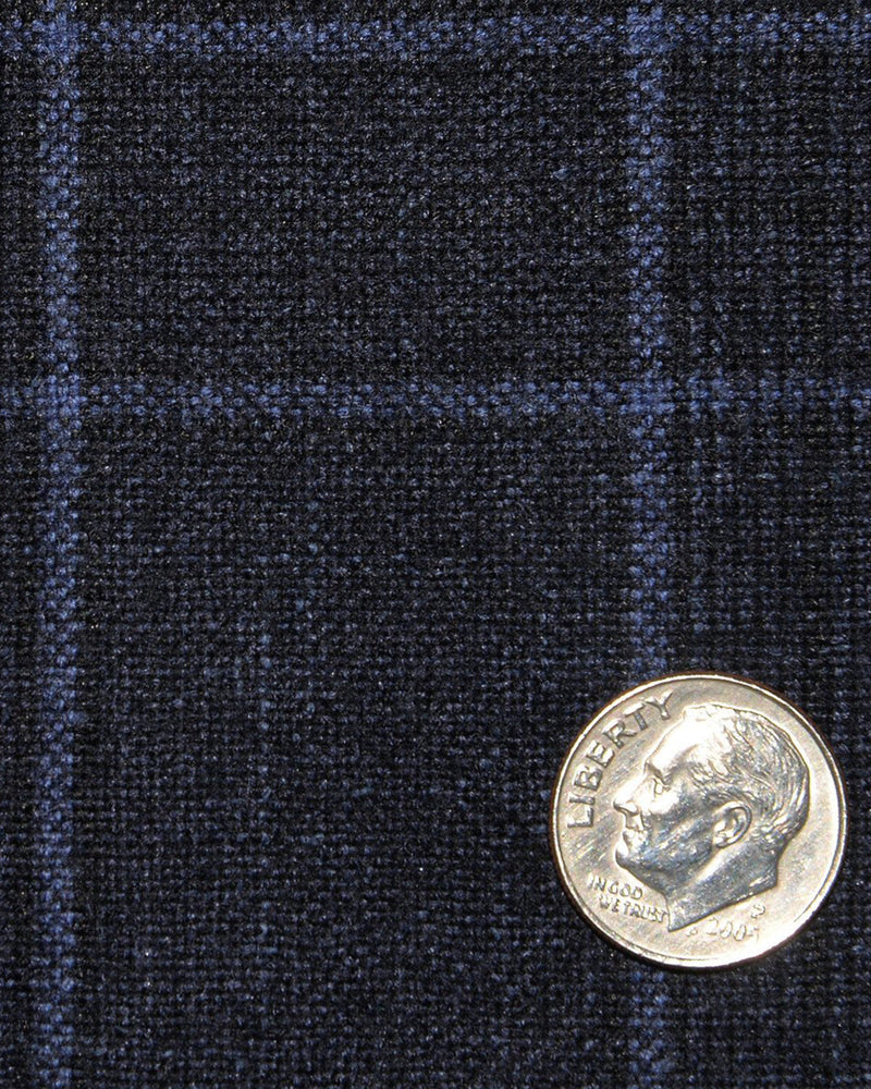 Loro Piana: Dunkelblaues Tartan-Karo