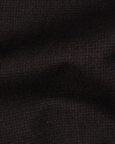 Loro Piana : Mini carreaux marron foncé