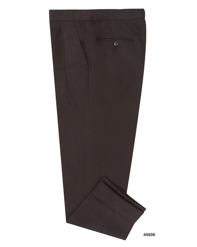 Chocolat Brun Plain Chino