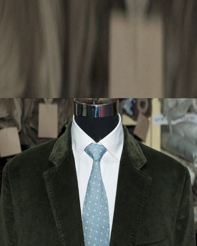 Chambray-Wabash-Krawatte aus Denim