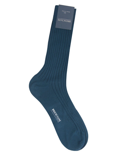 Bresciani Cotton Rib Socken-Bulette - Medium