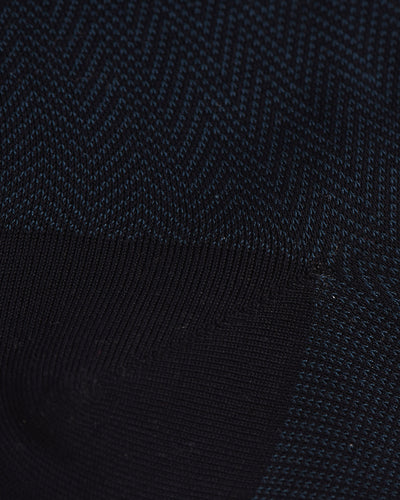 Bresciani-Baumwollrippsocken-Bluette