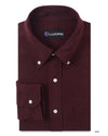 Bordeauxrotes Flanellhemd