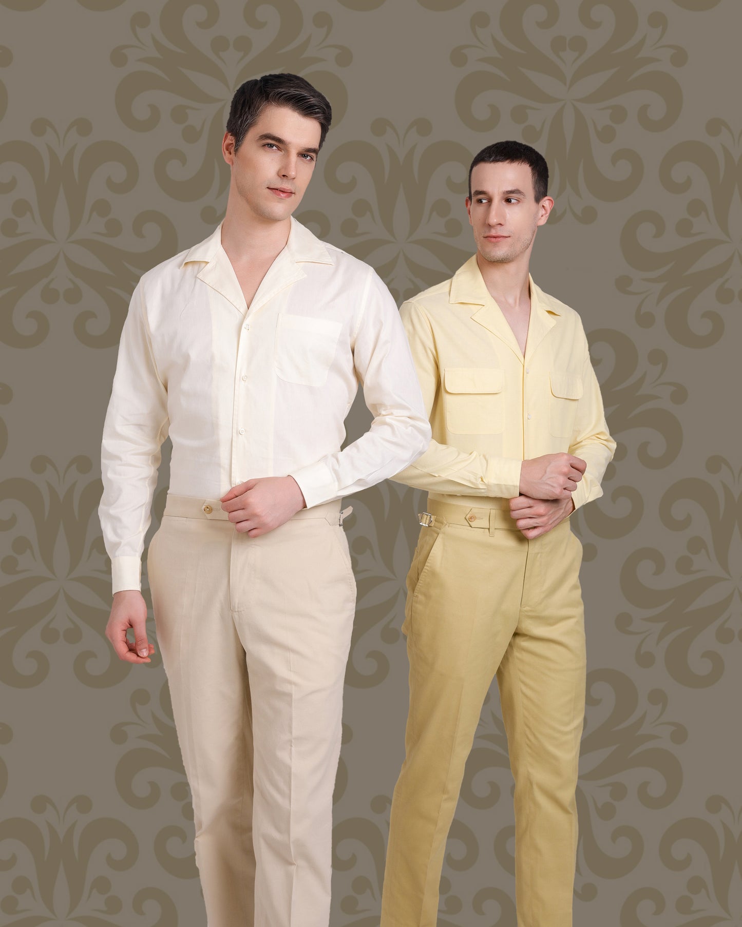 Mellow Mustard Soft Twill Dress Pant