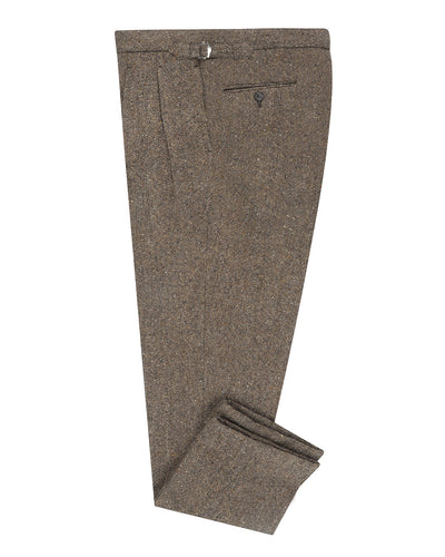 Molloy Plain Donegal Tweed Hose - Fawn