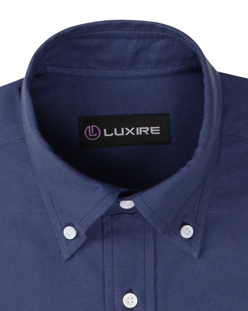 Navy Overdye Casual Shirt
